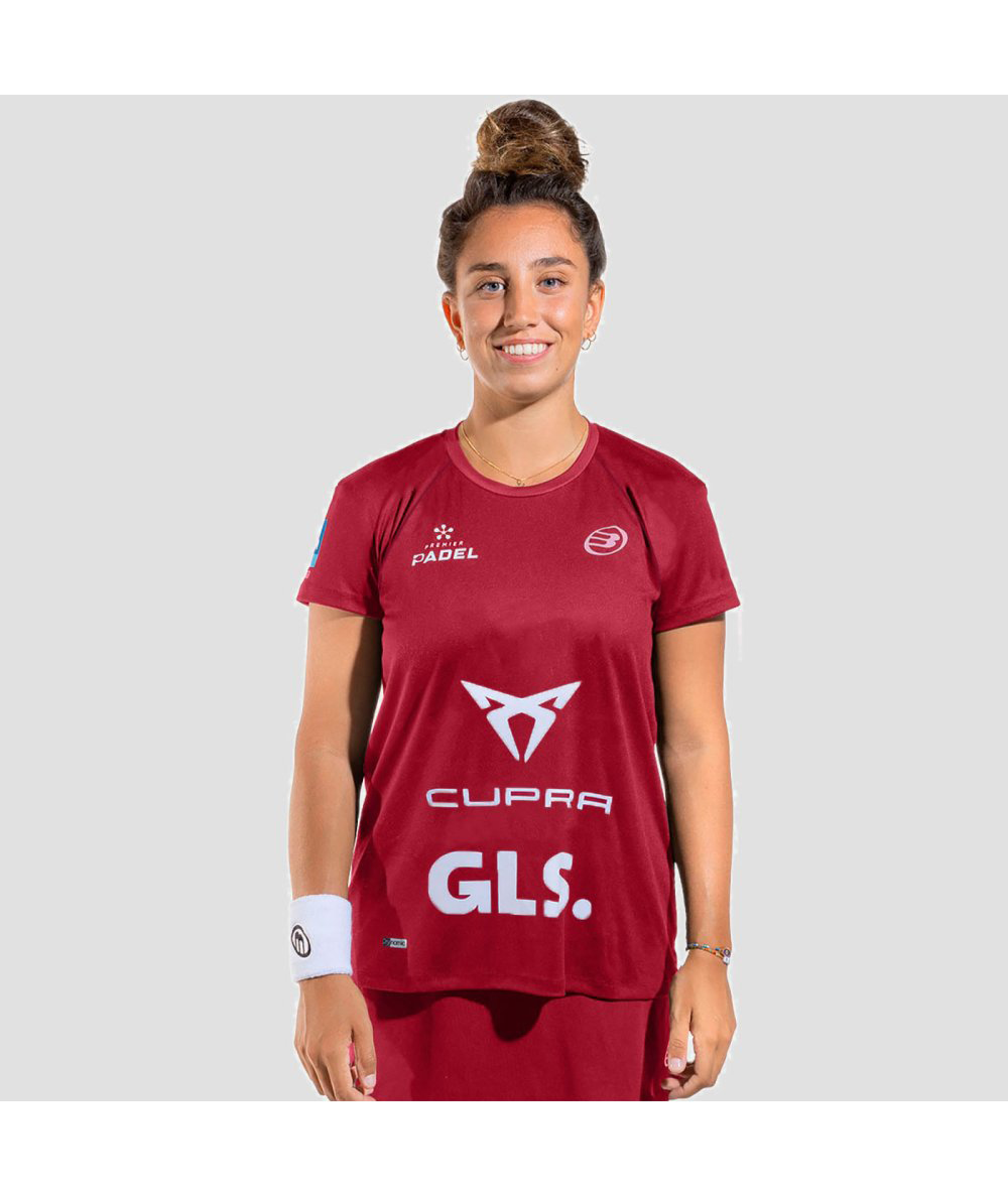 Bullpadel CAMISETA BULLPADEL ETICO BG CEREZA