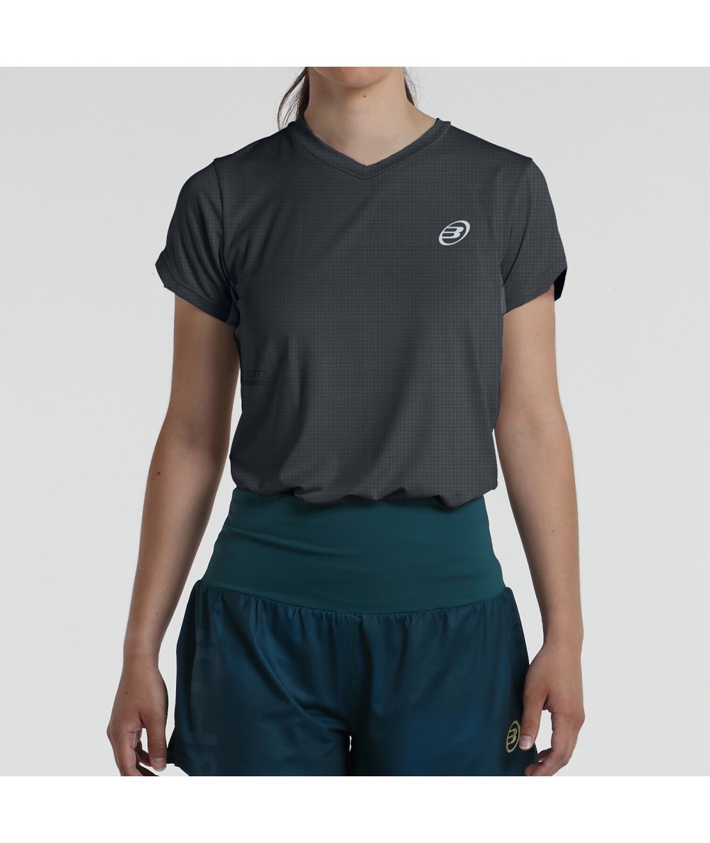 Bullpadel CAMISETA BULLPADEL LARDA NEGRO