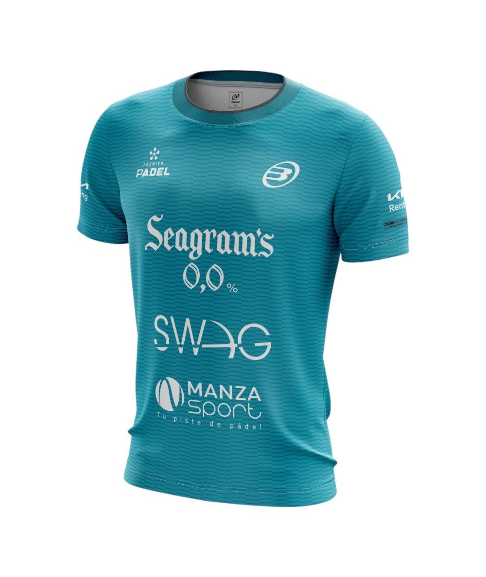 Bullpadel CAMISETA BULLPADEL MEIRA PN TURQUESA
