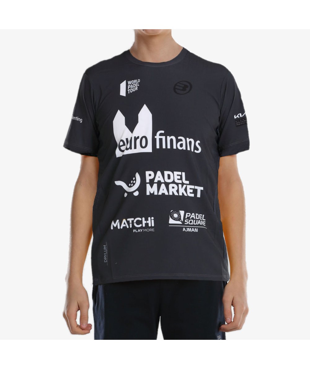 Bullpadel CAMISETA BULLPADEL ODEON PN JR NEGRO