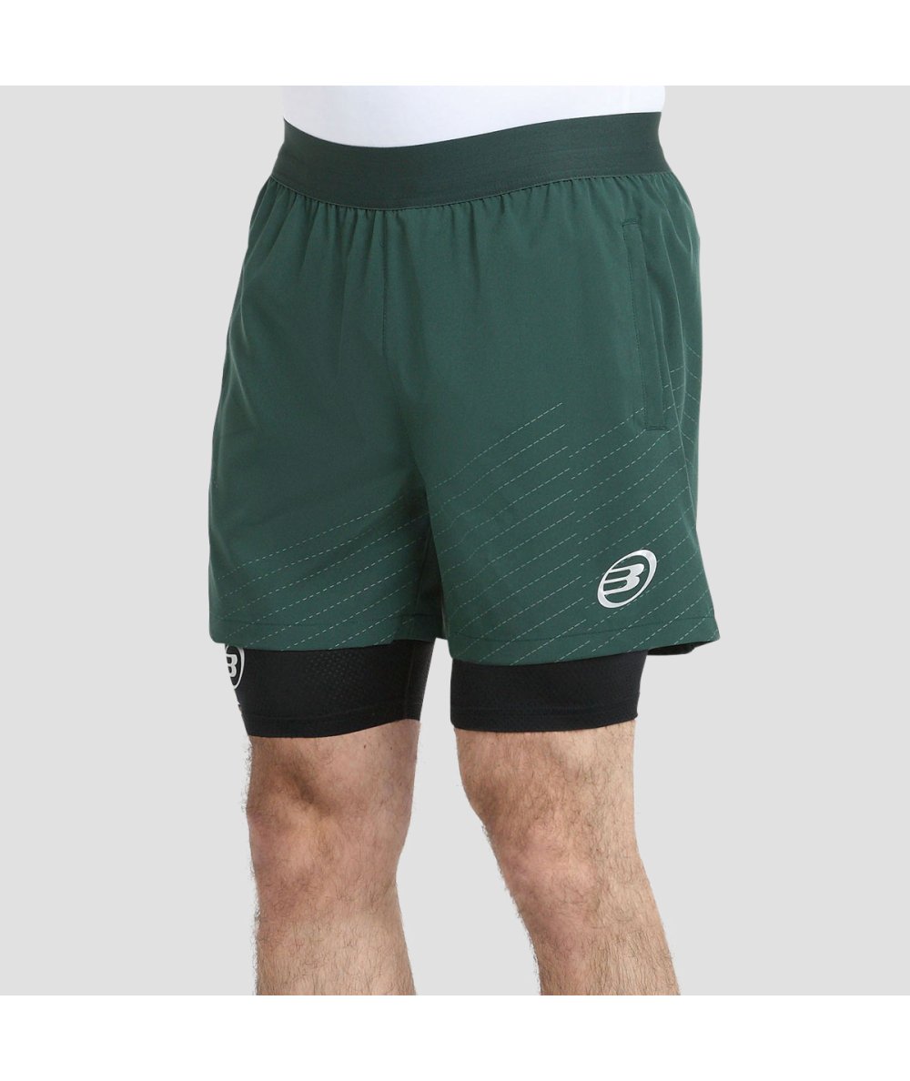 Bullpadel SHORT BULLPADEL AFAMA VERDE BOSQUE