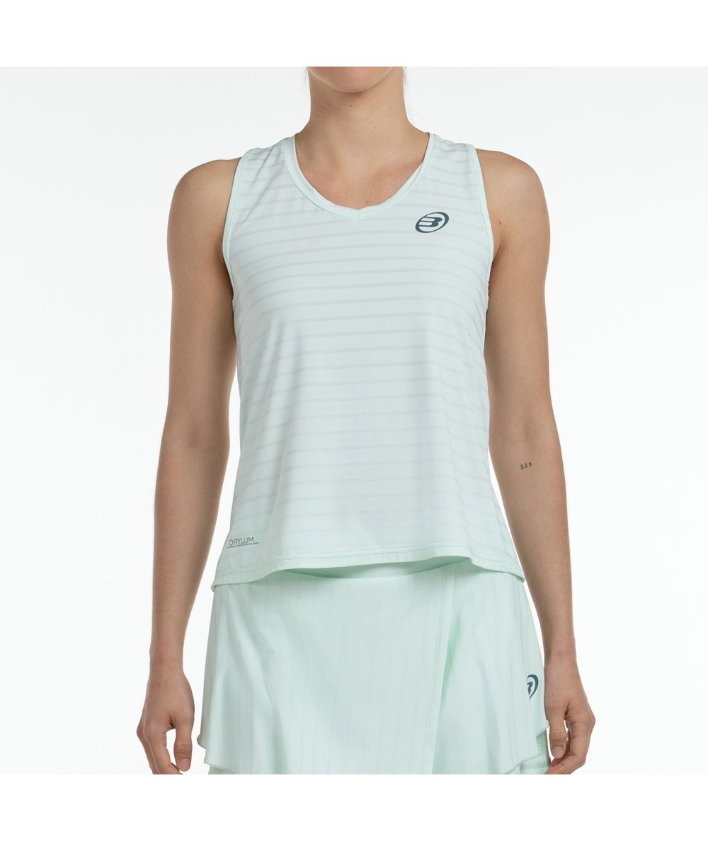 Bullpadel CAMISETA BULLPADEL ADIES VERDE AGUA TEJIDO BICOLOR