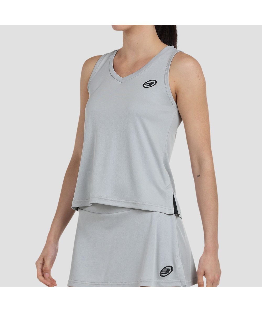Bullpadel CAMISETA BULLPADEL DILES GRIS PERLA BICOLOR