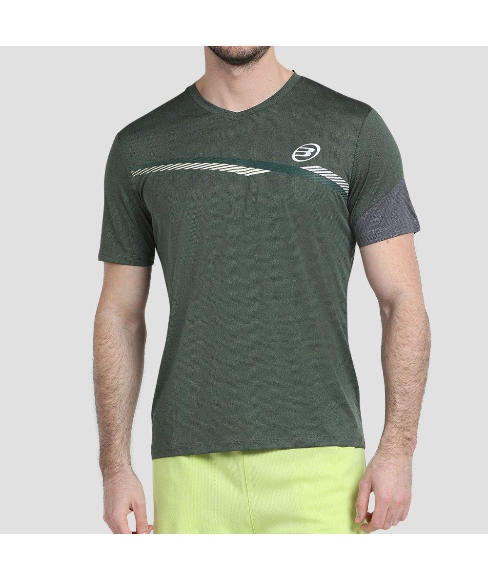 Bullpadel CAMISETA BULLPADEL LETRA VERDE OLIVA VIGORE