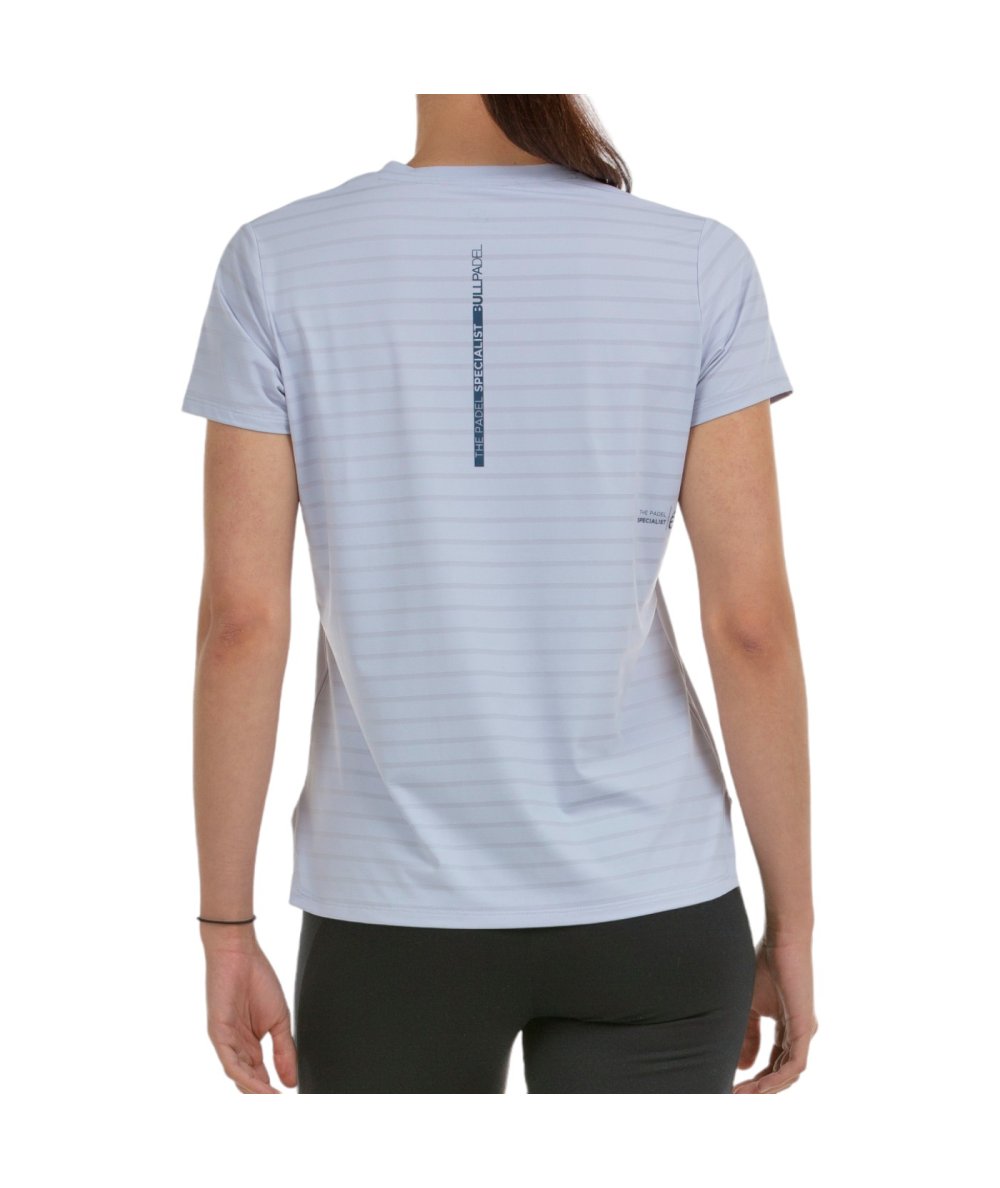 Bullpadel CAMISETA BULLPADEL OIMBRA GRIS AZULADO TEJ BICOLOR