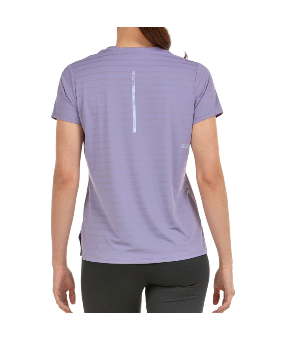 Bullpadel CAMISETA BULLPADEL OIMBRA MALVA TEJ.BICOLOR