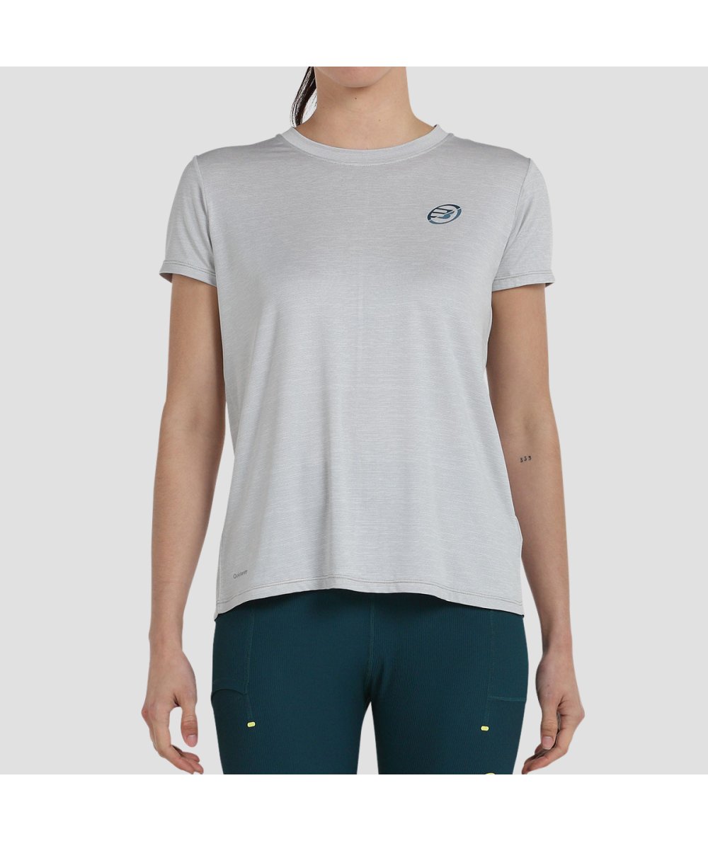 Bullpadel CAMISETA BULLPADEL OYELA GRIS CLARO BICOLOR
