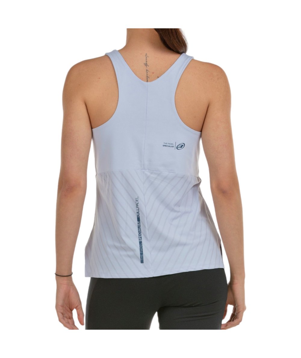 Bullpadel CAMISETA BULLPADEL OZA GRIS AZULADO TEJ.BICOLOR