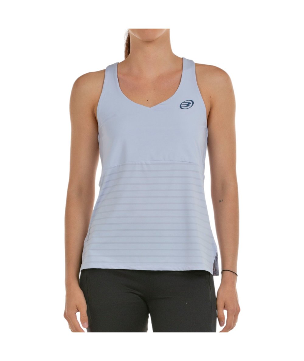 Bullpadel CAMISETA BULLPADEL OZA GRIS AZULADO TEJ.BICOLOR