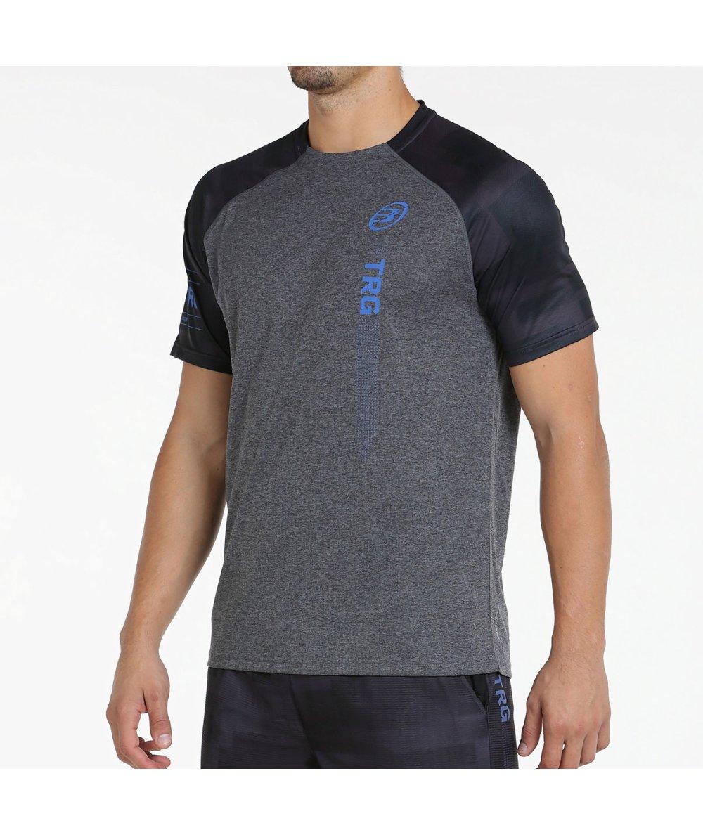 Bullpadel CAMISETA BULLPADEL TUI GRAFITO TEJIDO BICOLOR