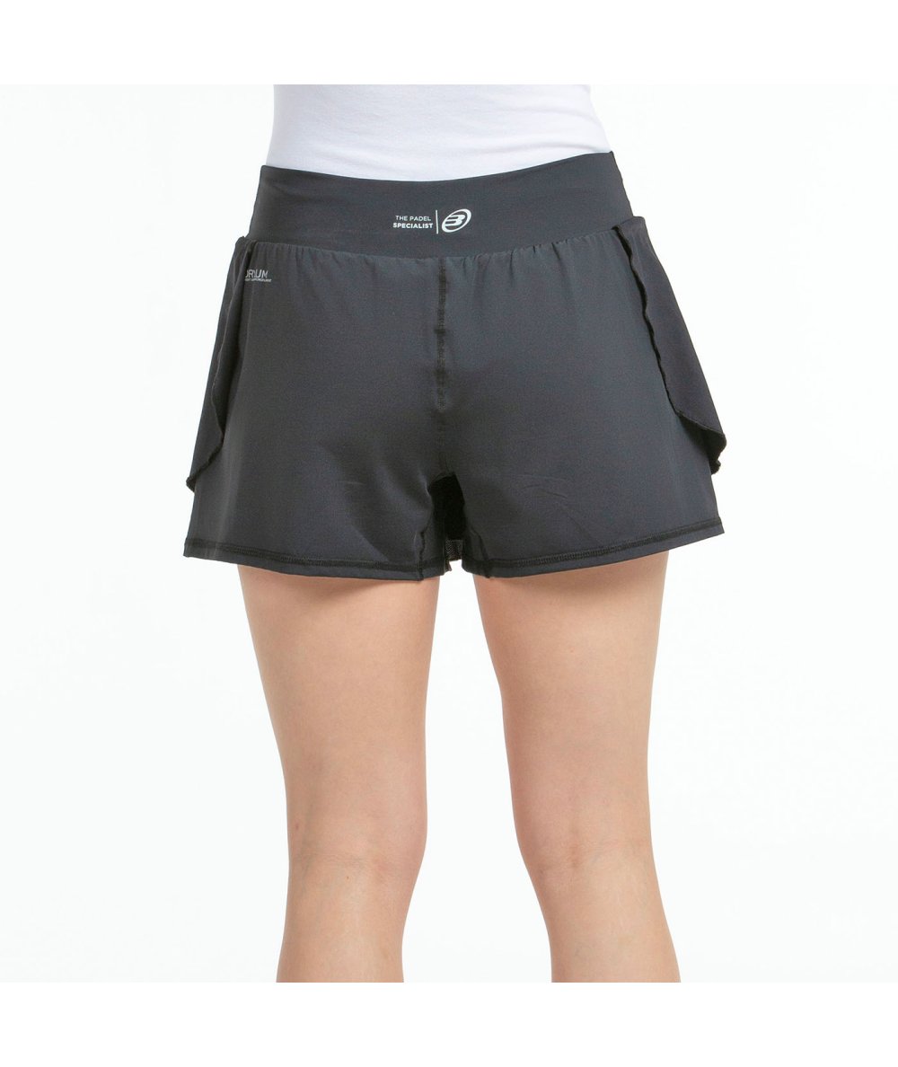 Bullpadel FALDA BULLPADEL ADRAR NEGRO TEJIDO BICOLOR