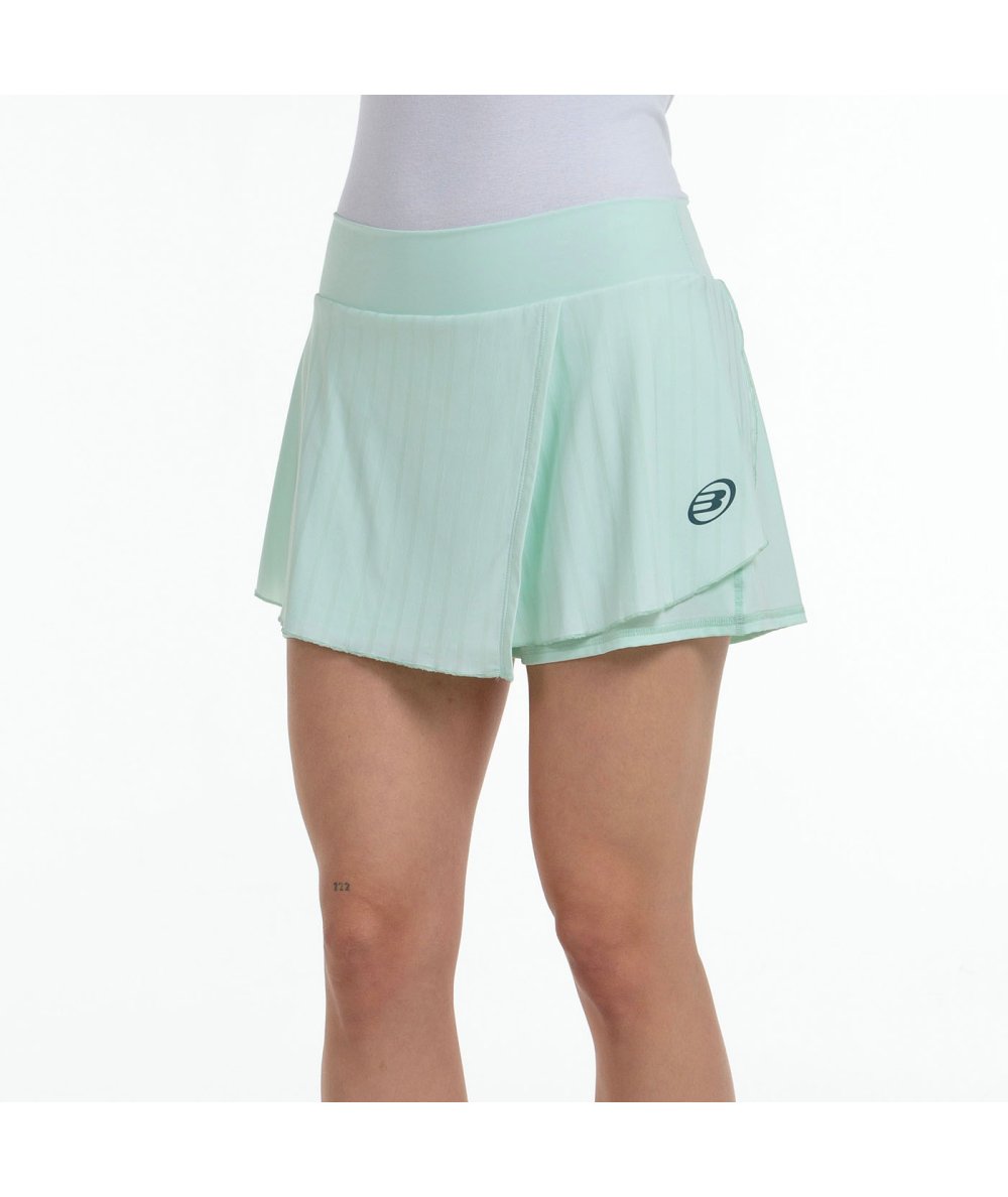 Bullpadel FALDA BULLPADEL ADRAR VERDE AGUA TEJIDO BICOLOR
