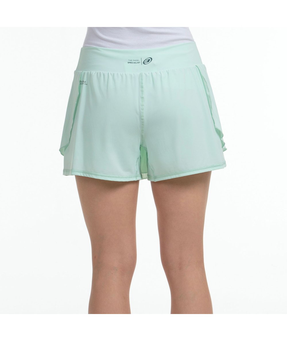 Bullpadel FALDA BULLPADEL ADRAR VERDE AGUA TEJIDO BICOLOR