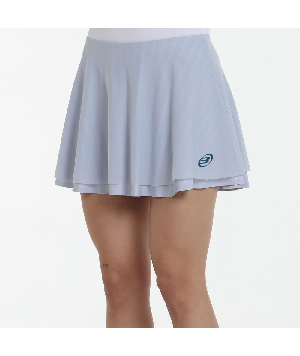 Bullpadel FALDA BULLPADEL OKAB GRIS AZULADO TEJ.BICOLOR