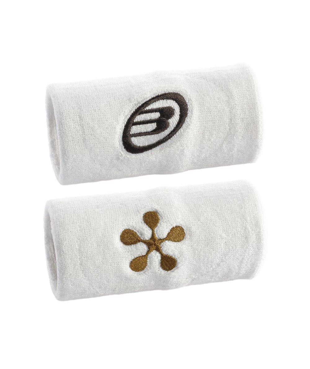 Bullpadel MUÑEQUERA BULLPADEL BPMU-PMR2507 BLANCO/PIEDRA VIGORE