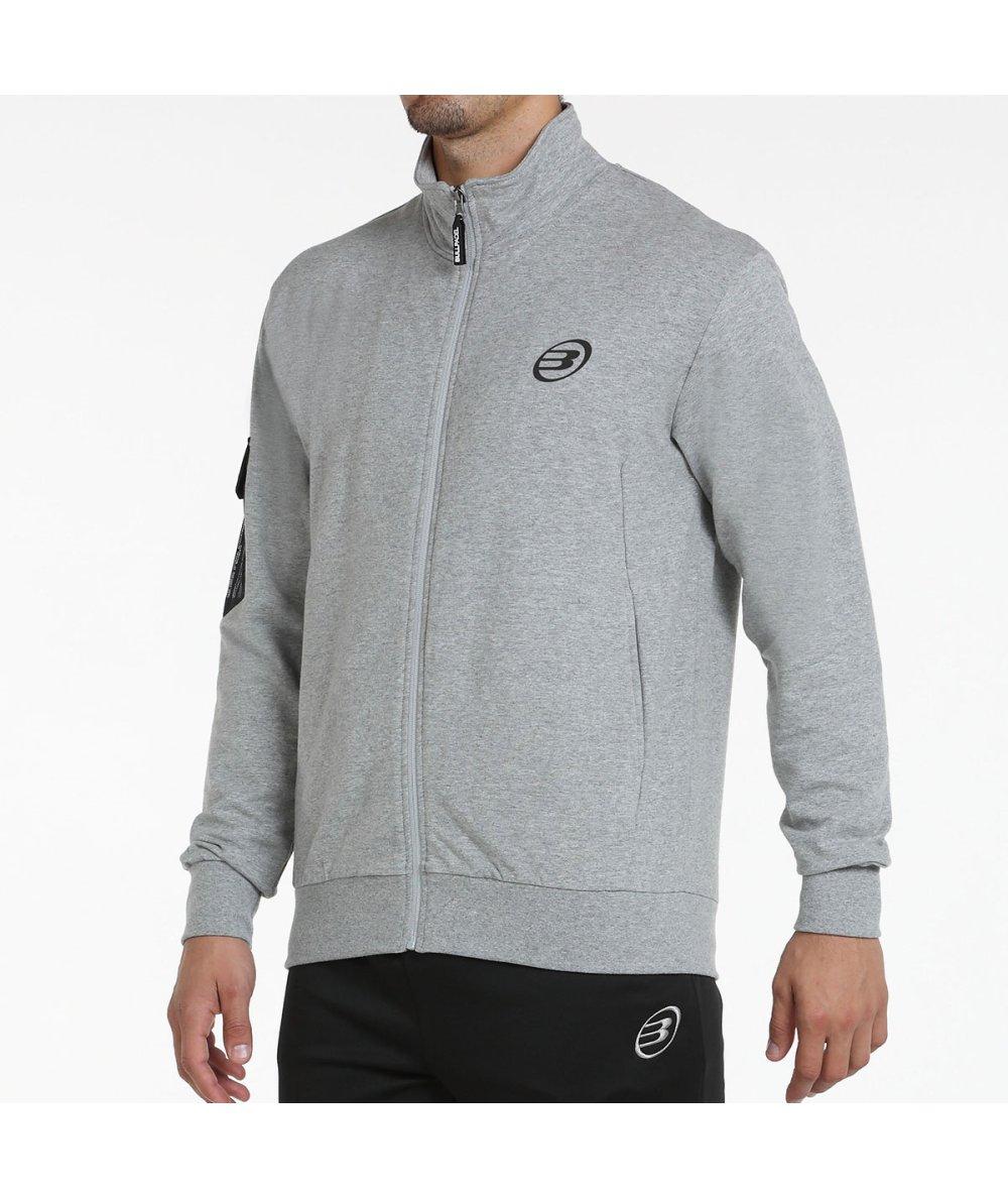 Bullpadel SUDADERA BULLPADEL BEADE GRIS MEDIO VIGORE