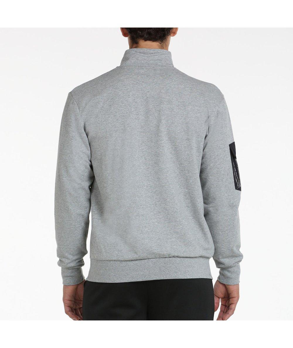 Bullpadel SUDADERA BULLPADEL BEADE GRIS MEDIO VIGORE
