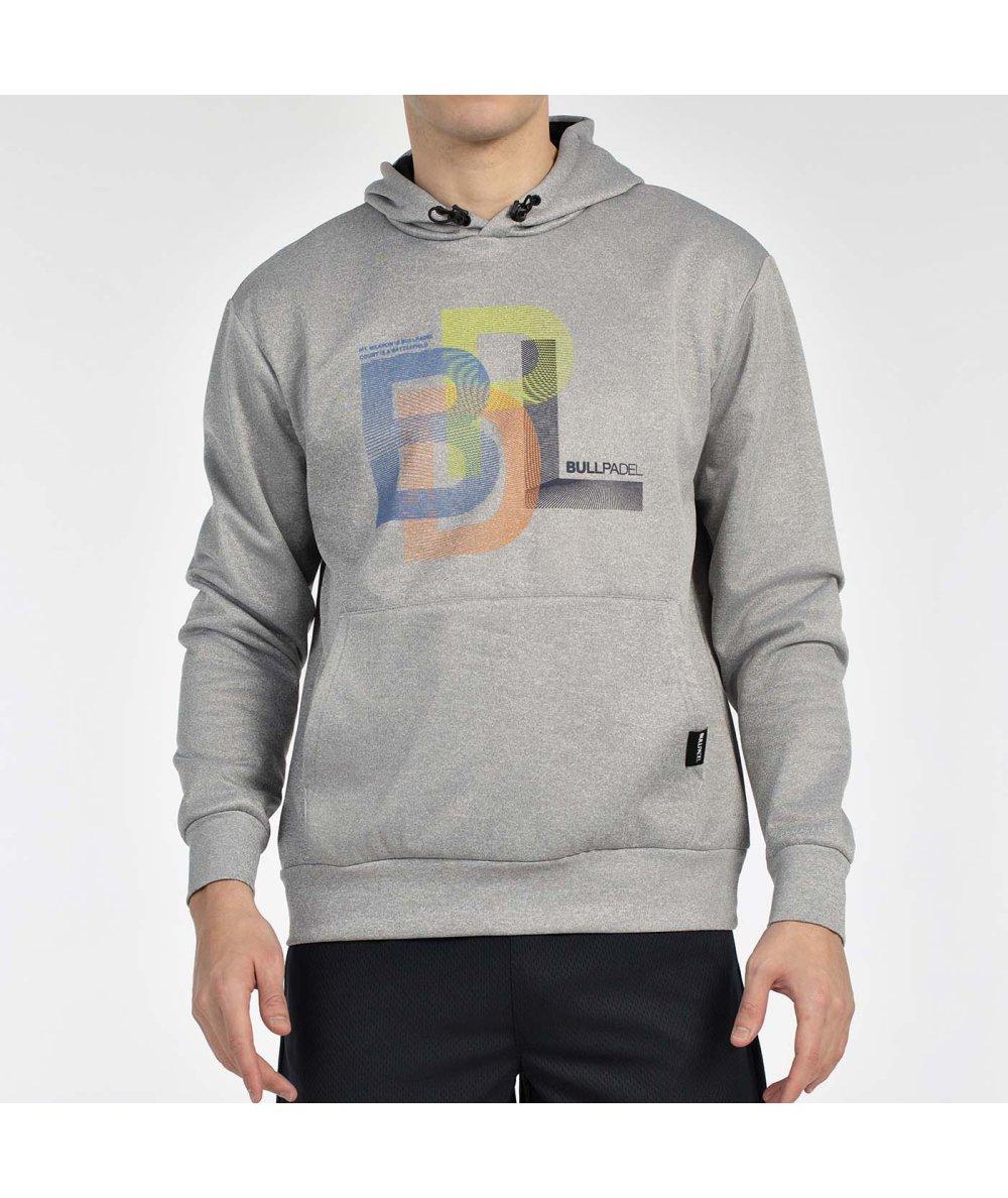 Bullpadel SUDADERA BULLPADEL GONDO GRIS MEDIO VIGORE