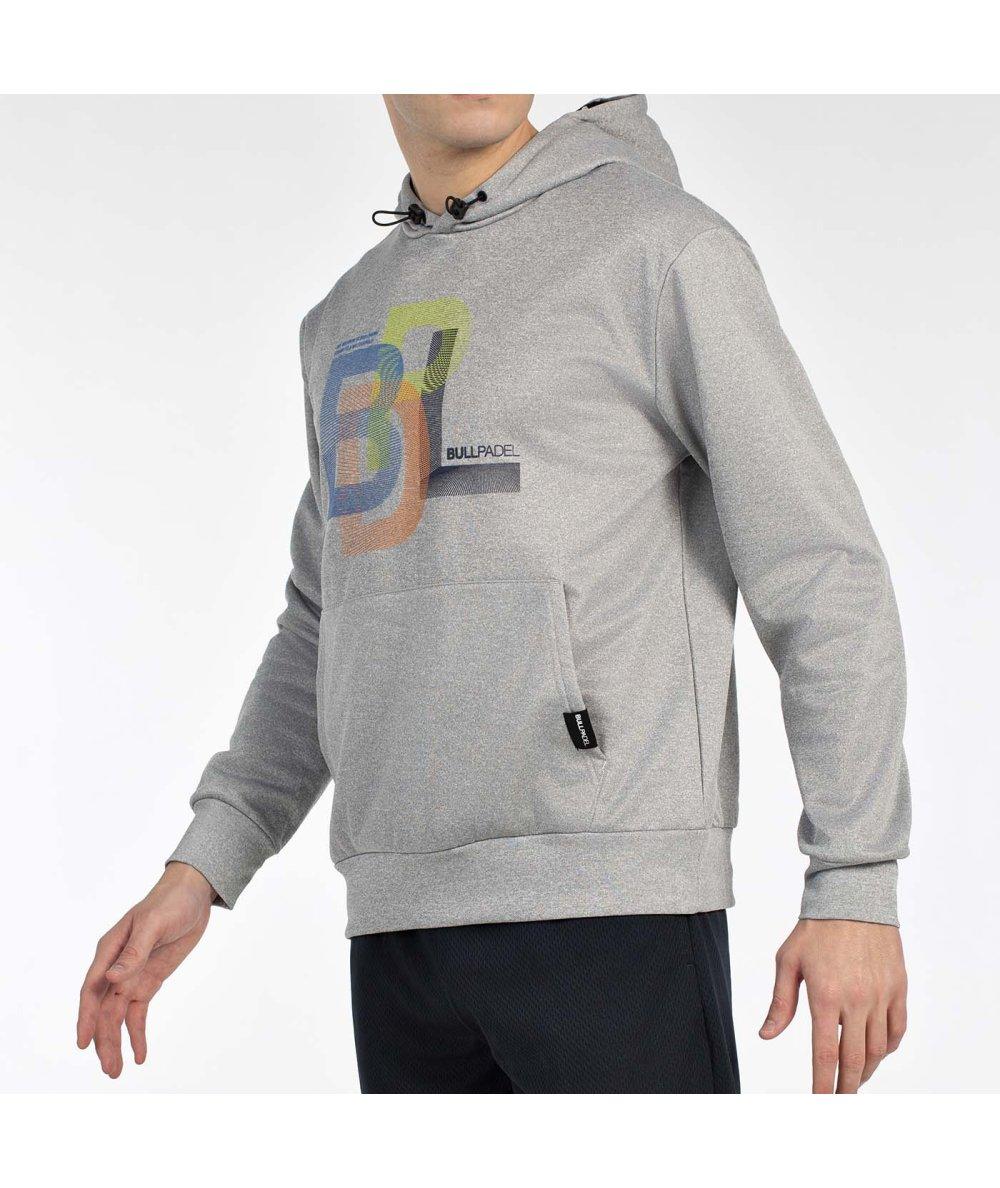 Bullpadel SUDADERA BULLPADEL GONDO GRIS MEDIO VIGORE