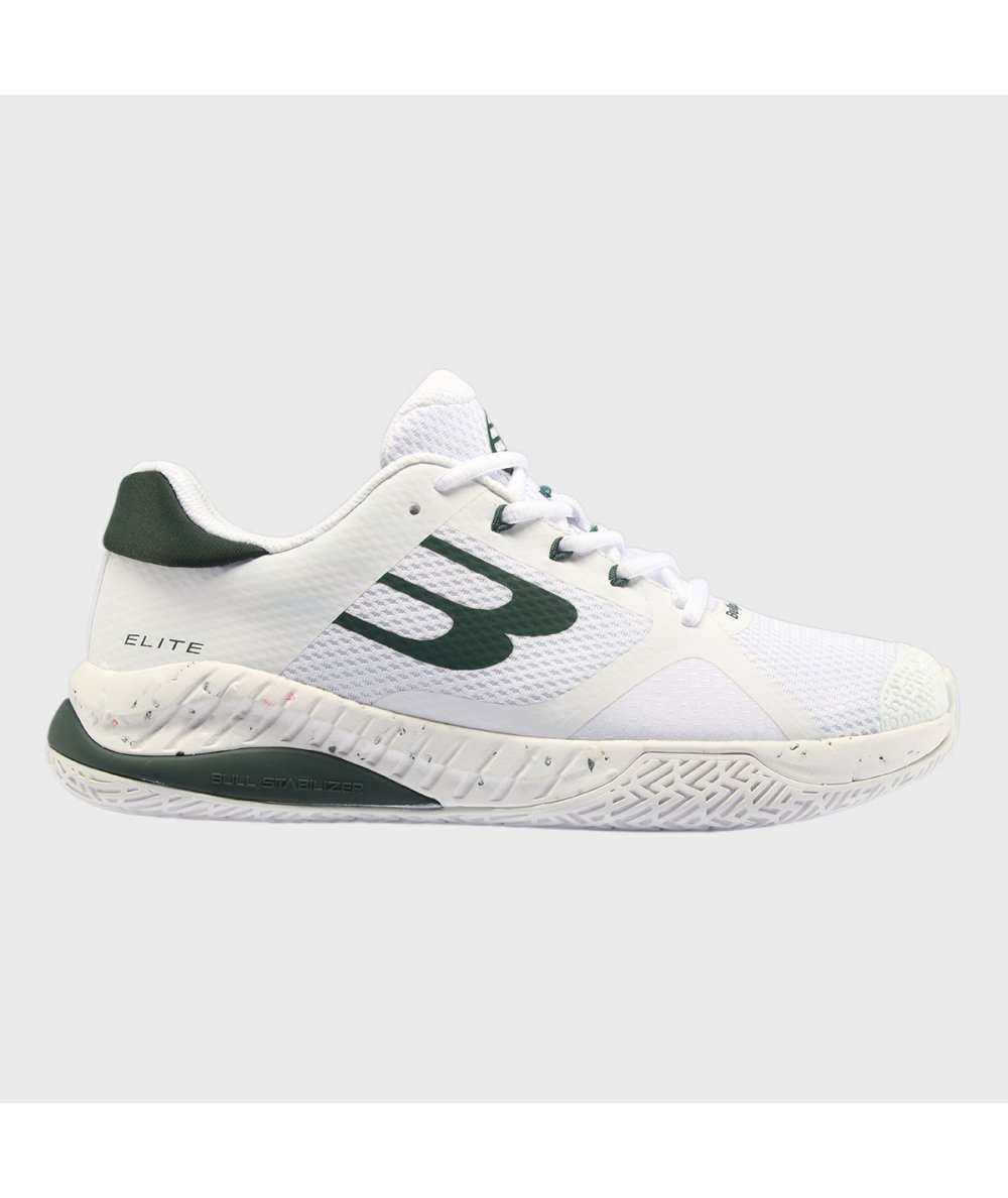 Bullpadel ZAPATILLA BULLPADEL ELITE 24I BLANCO Y VERDE