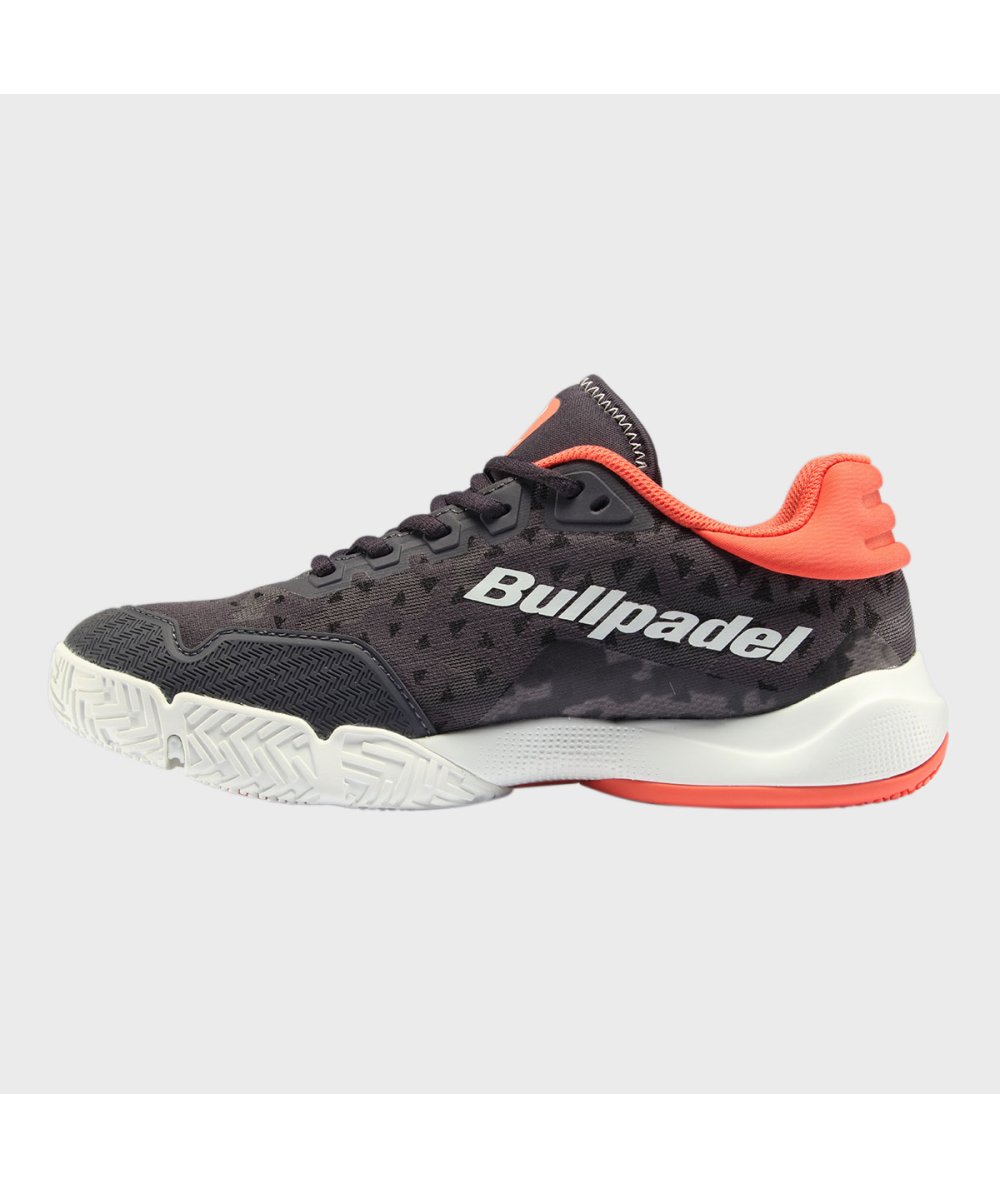 Bullpadel ZAPATILLA BULLPADEL FLOW 24I GRIS Y NARANJA