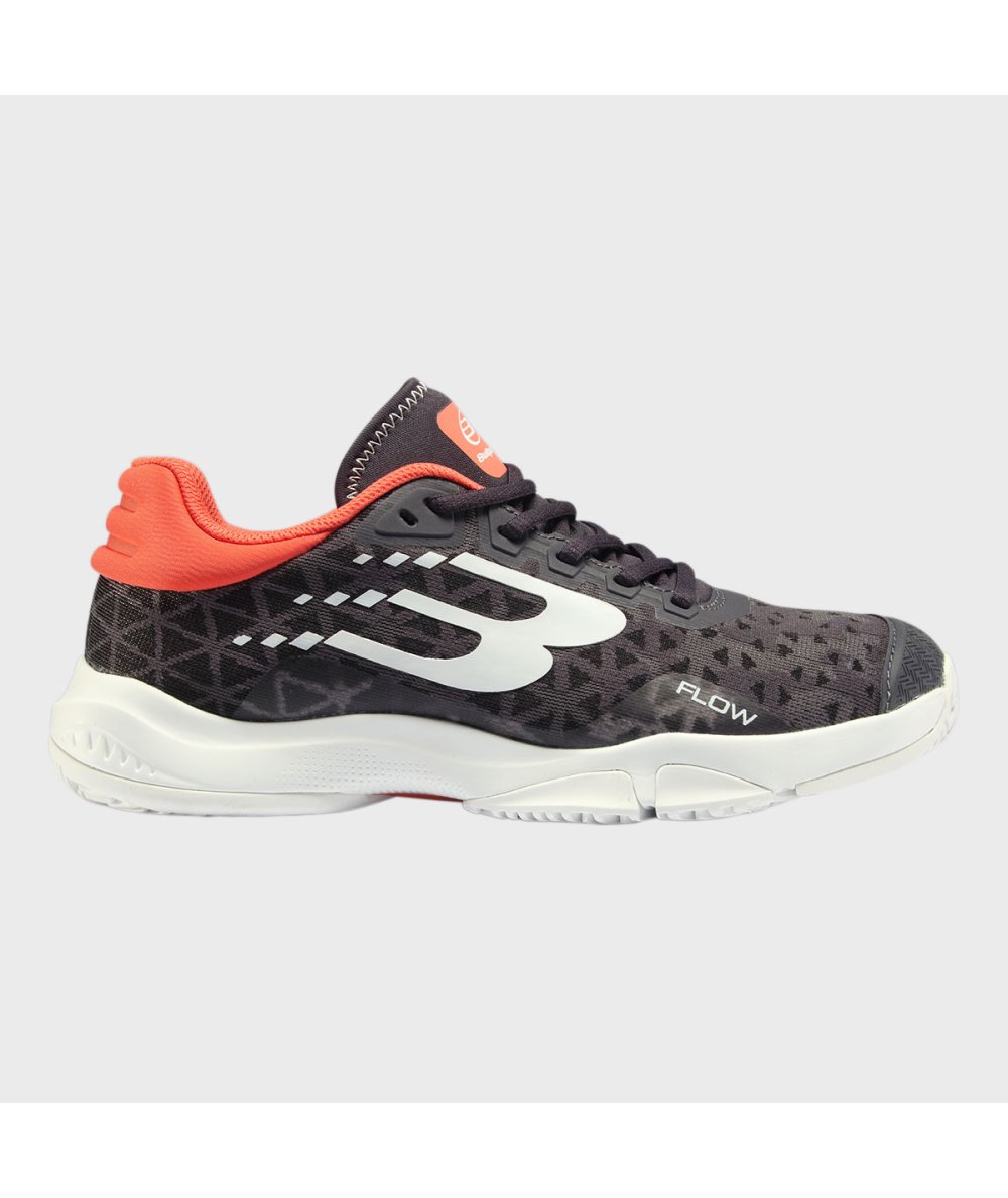 Bullpadel ZAPATILLA BULLPADEL FLOW 24I GRIS Y NARANJA