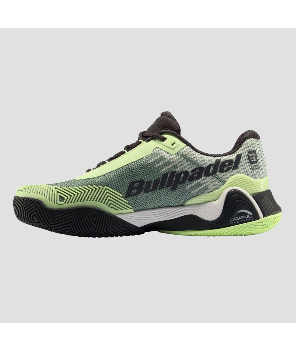 Bullpadel ZAPATILLA BULLPADEL HACK VIBRAM 24V AMARILLO AZUFRE FLUOR