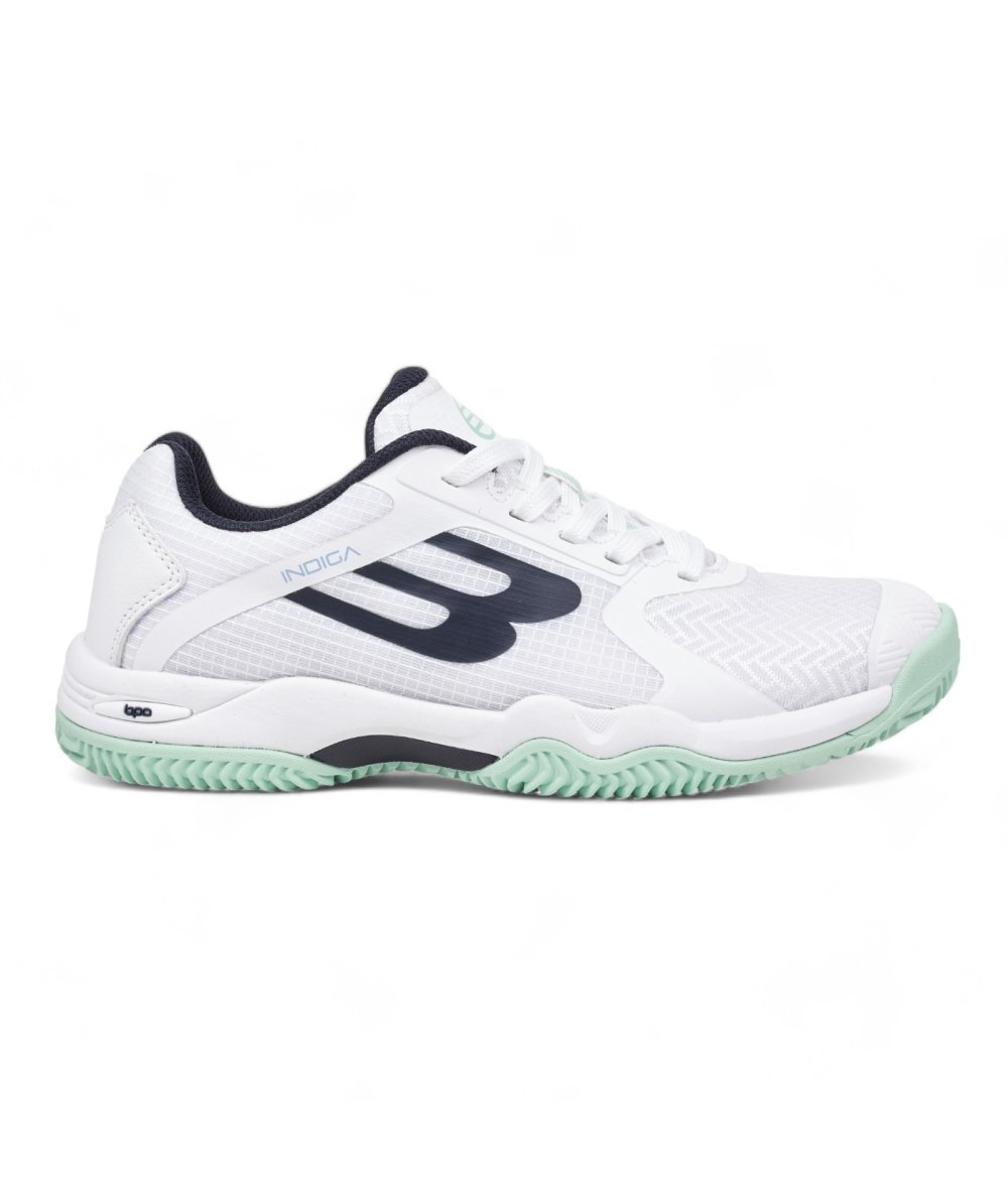 Bullpadel ZAPATILLA BULLPADEL INDIGA W 25V BLANCO Y TURQUESA