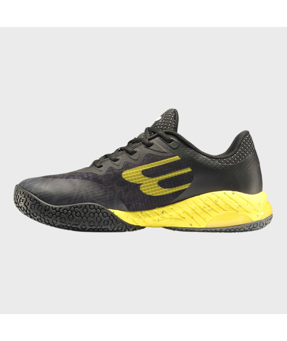 Bullpadel ZAPATILLA BULLPADEL IONIC 24I NEGRO Y AMARILLO