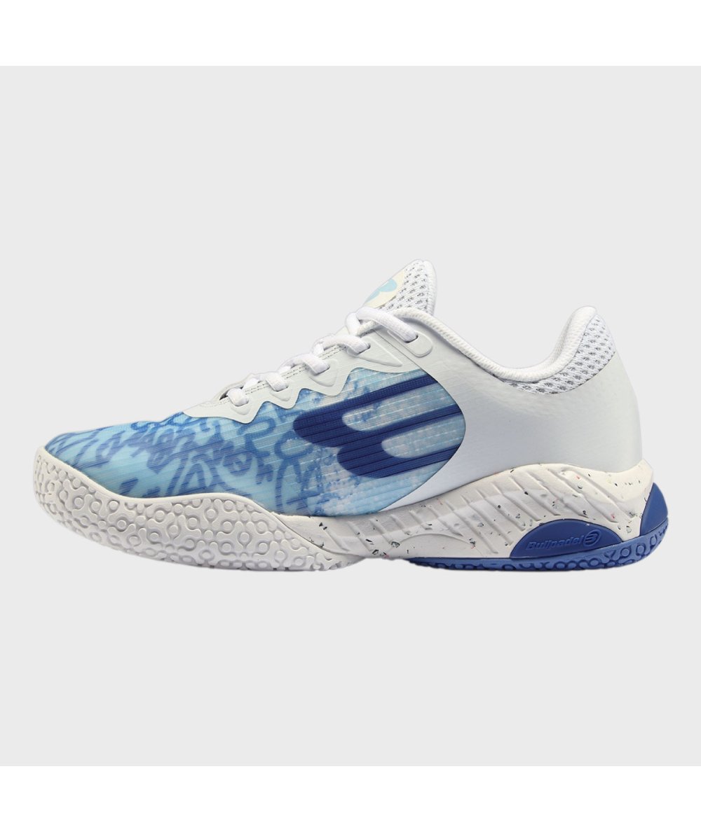 Bullpadel ZAPATILLA BULLPADEL IONIC W 24I BLANCO/AZUL CELESTE