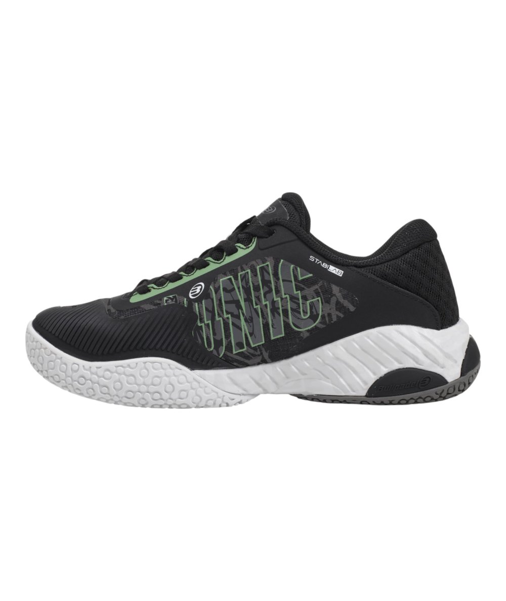 Bullpadel ZAPATILLA BULLPADEL IONIC W 25V NEGRO Y VERDE