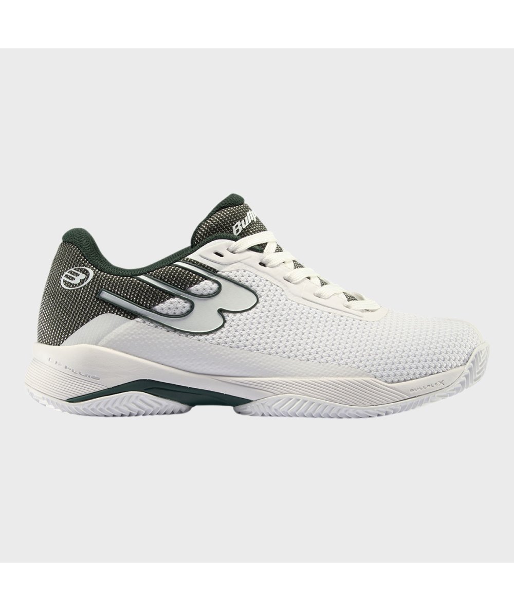 Bullpadel ZAPATILLA BULLPADEL PERFORMANCE GRIP 24I BLANCO Y VERDE