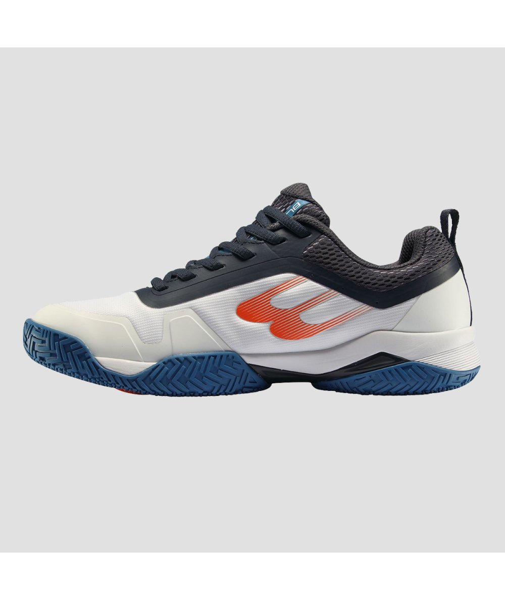 Bullpadel ZAPATILLA BULLPADEL PERFORMANCE HYBRID 24V BLANCO/AZUL MARINO