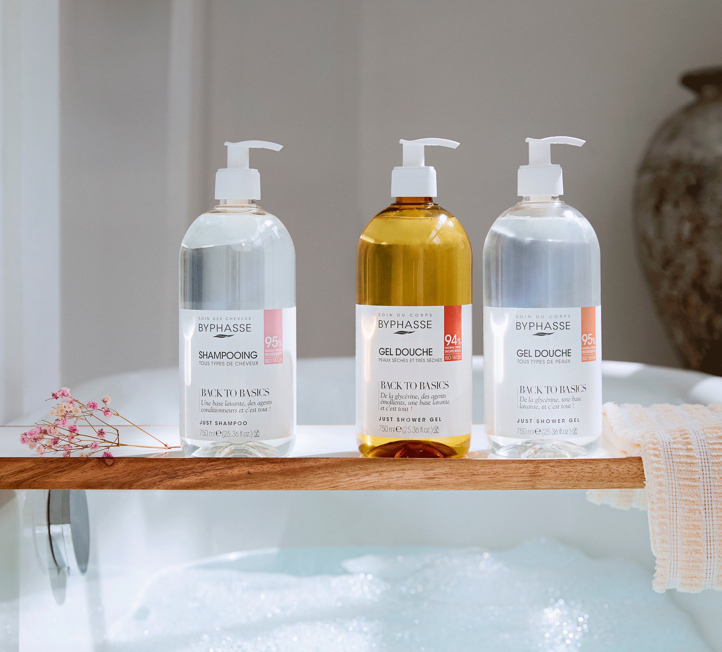 Byphasse BACK TO BASICS JUST SHAMPOO 750ML