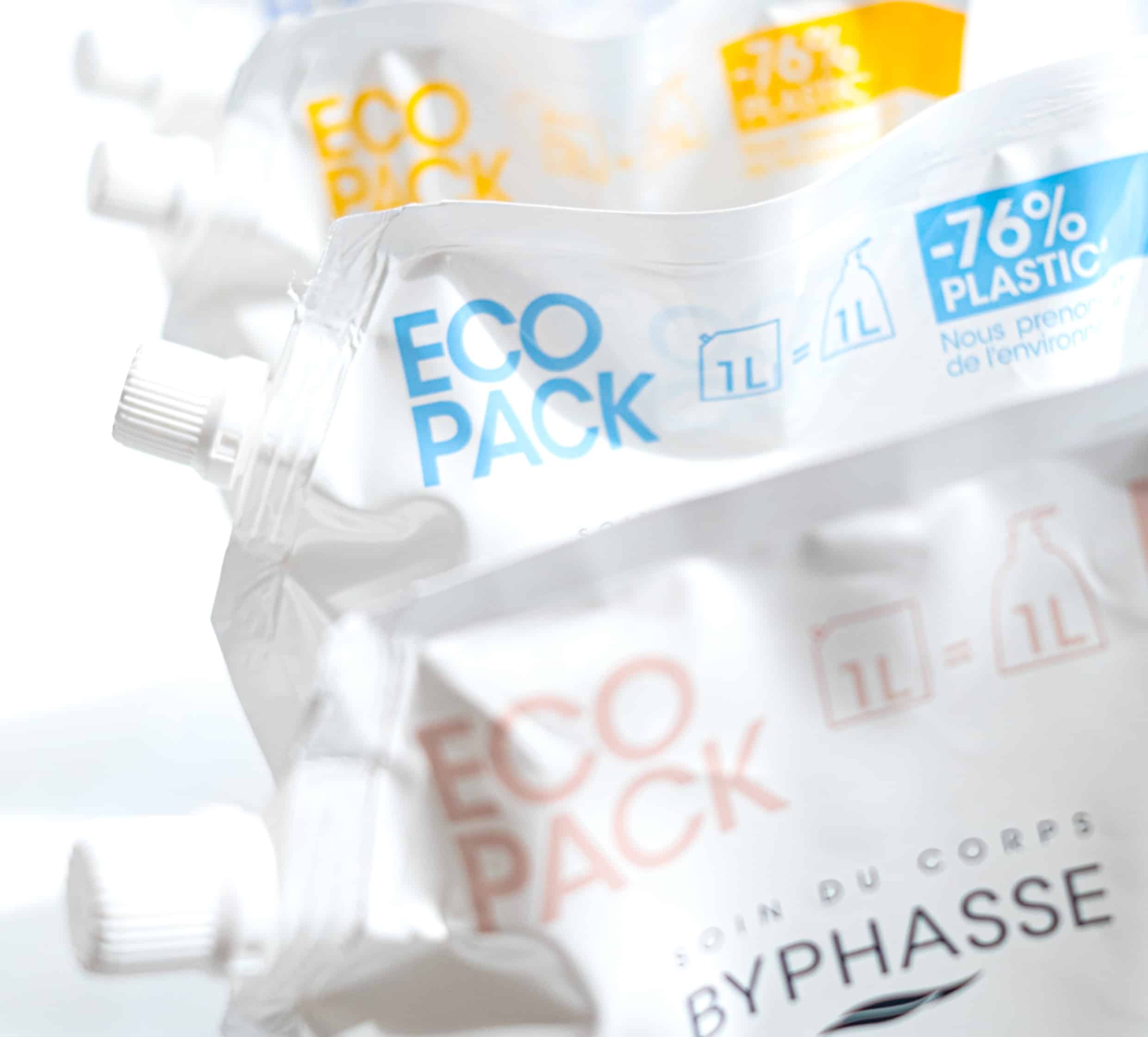 Byphasse CARESSE SHOWER CREAM ECOPACK 1L