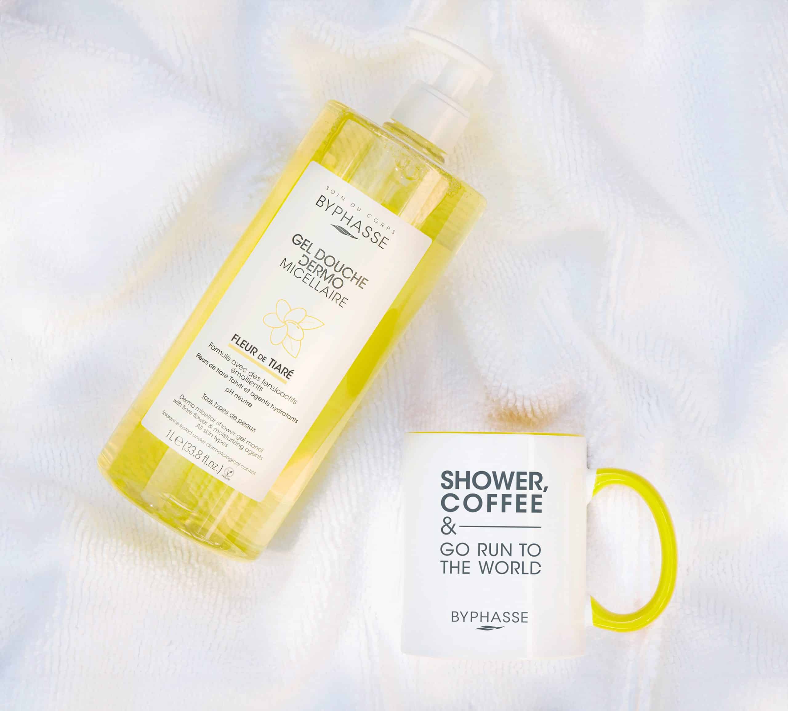 Byphasse DERMO MICELLAR SHOWER GEL TIARE FLOWER 1L