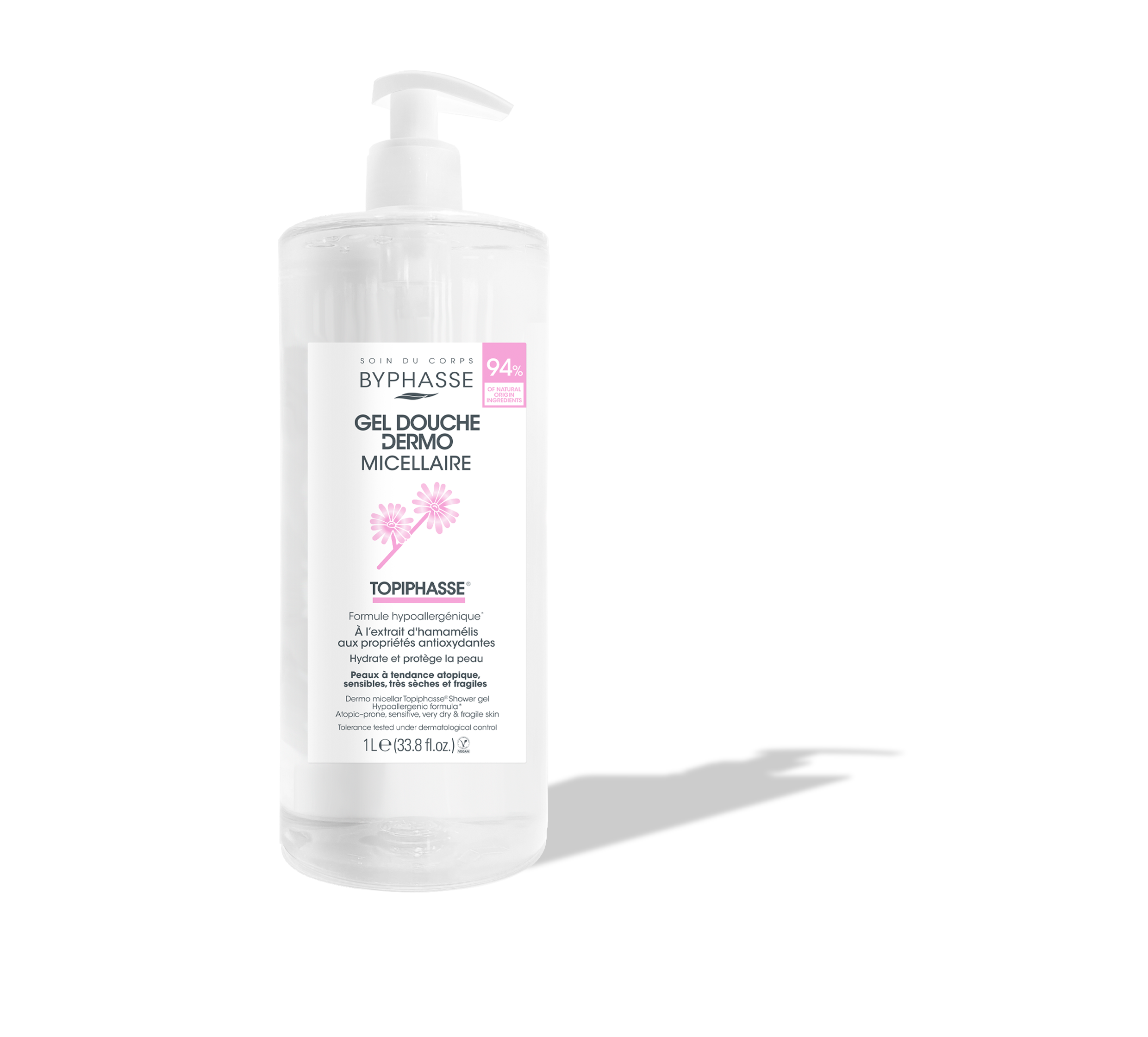 Byphasse DERMO MICELLAR SHOWER GEL TOPIPHASSE 1L