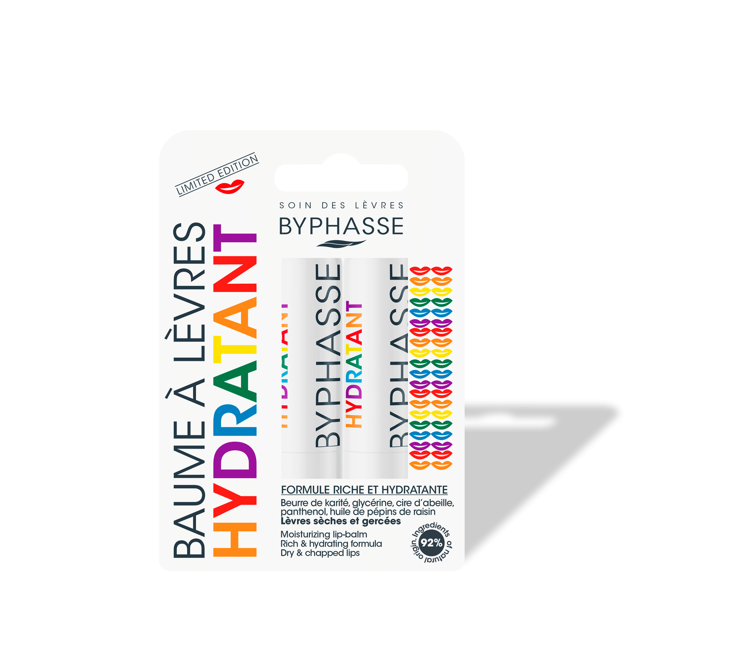 Byphasse LIP-BALM LIMITED EDITION BE FREE 2U