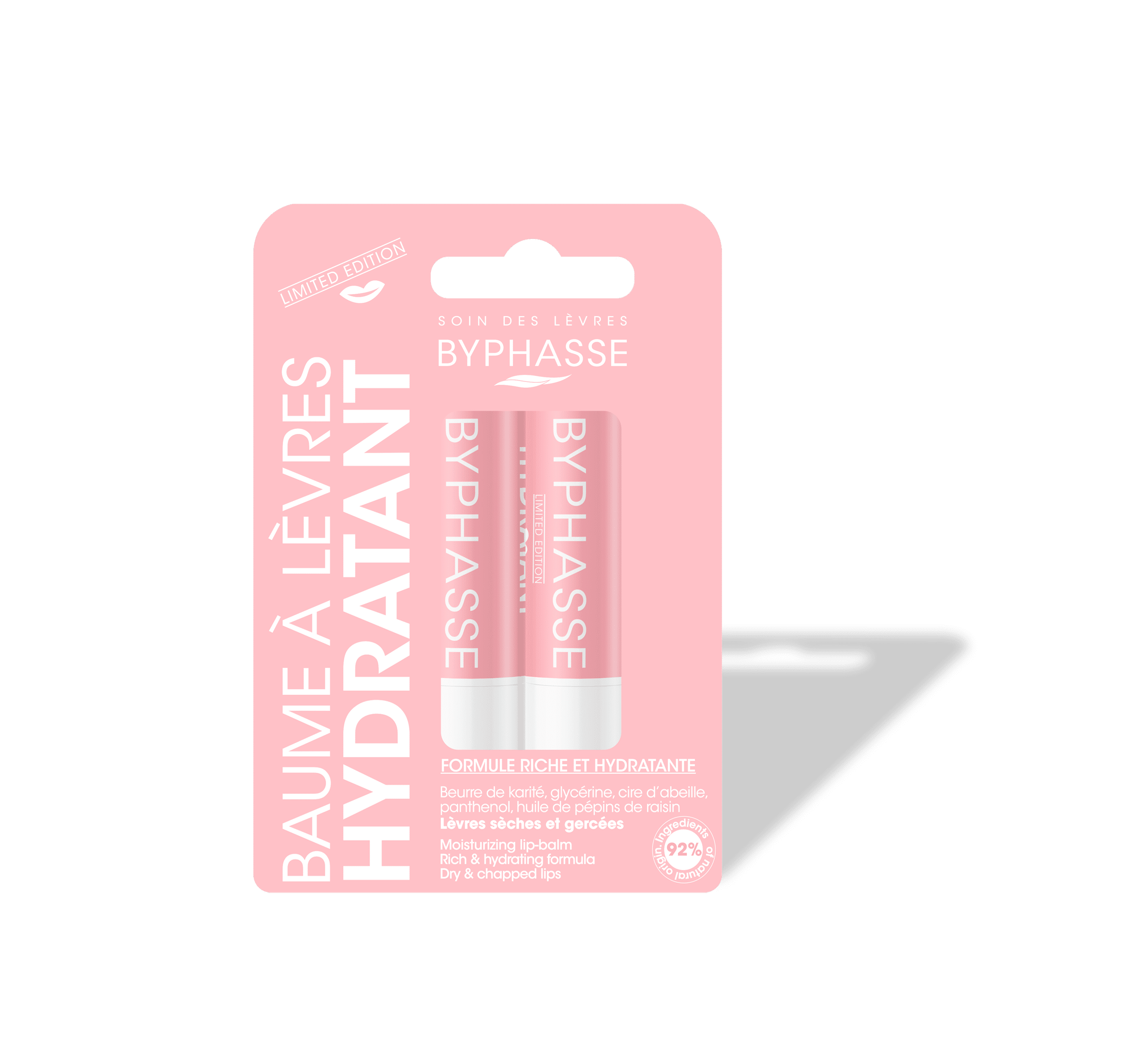 Byphasse LIP-BALM LIMITED EDITION PINK 2U