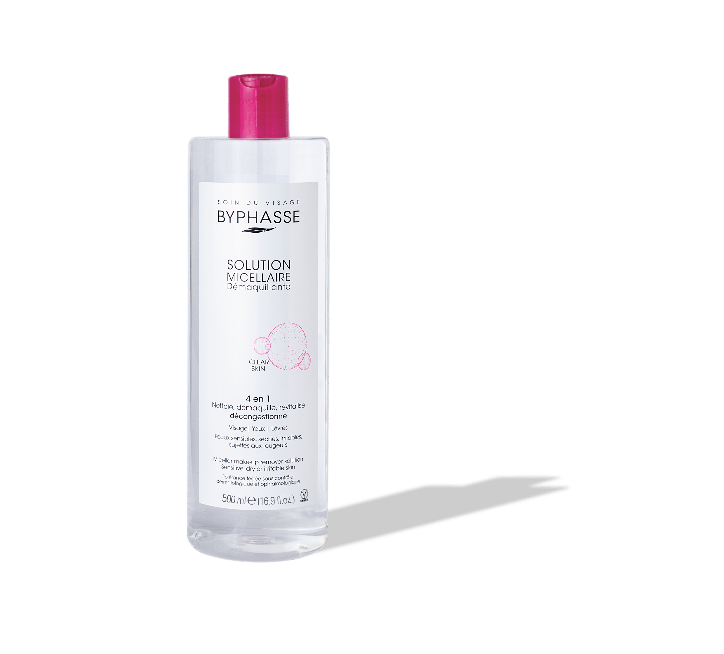 Byphasse MICELLAR MAKE-UP REMOVER SOLUTION 500ML