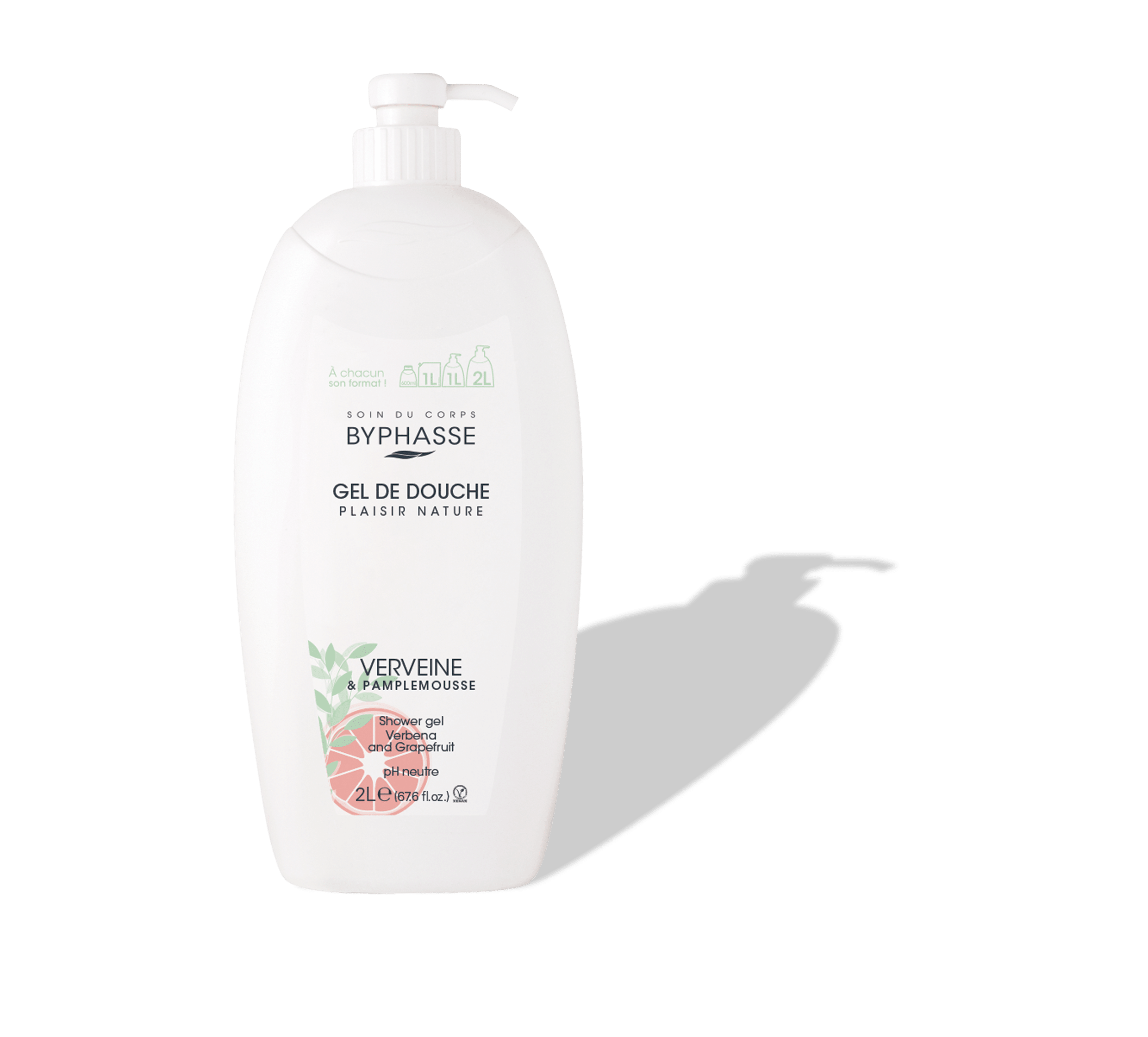 Byphasse PLAISIR NATURE SHOWER GEL 2L