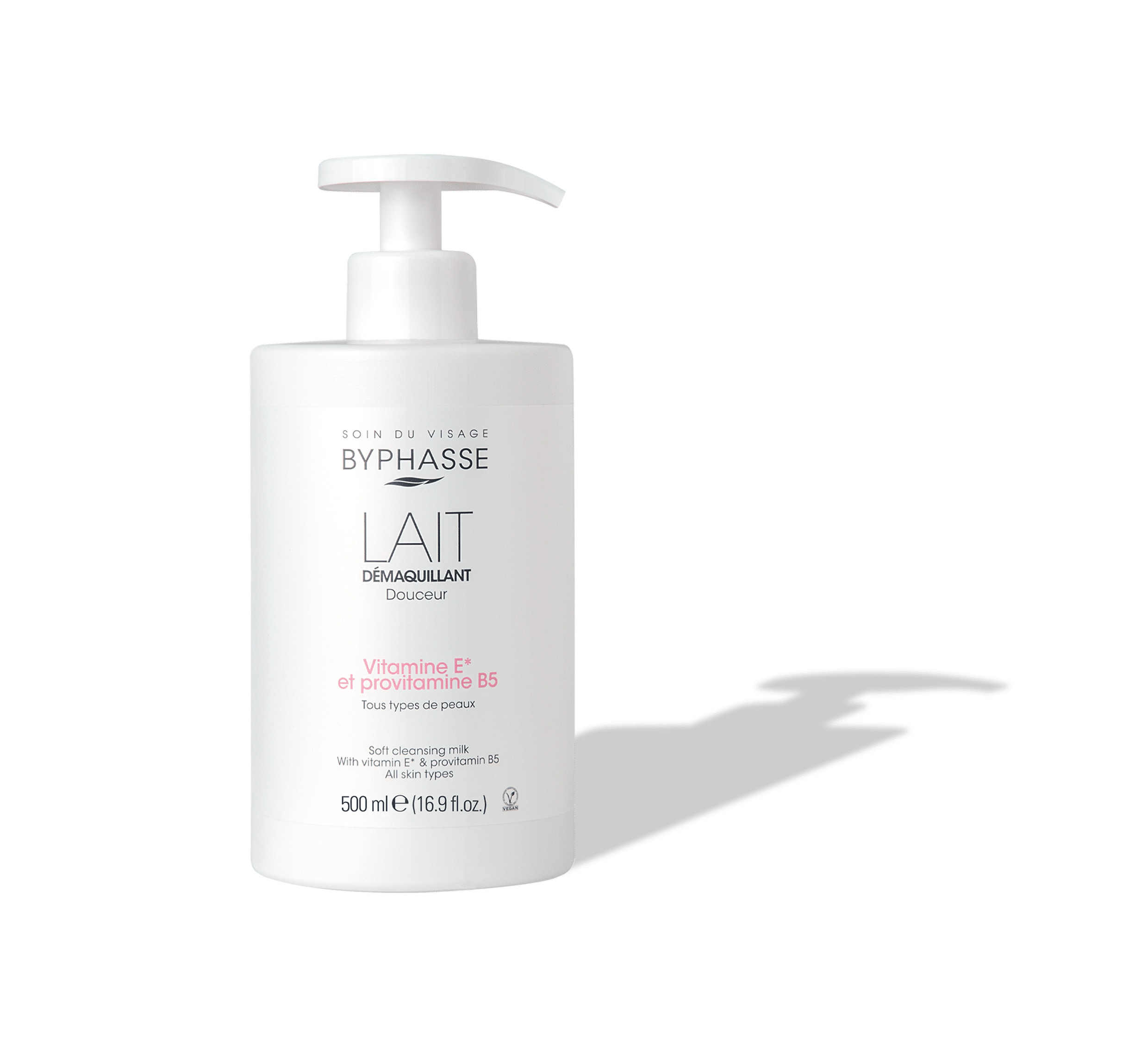 Byphasse SOFT CLEANSING MILK FACE & EYES 500ML (PUMP)