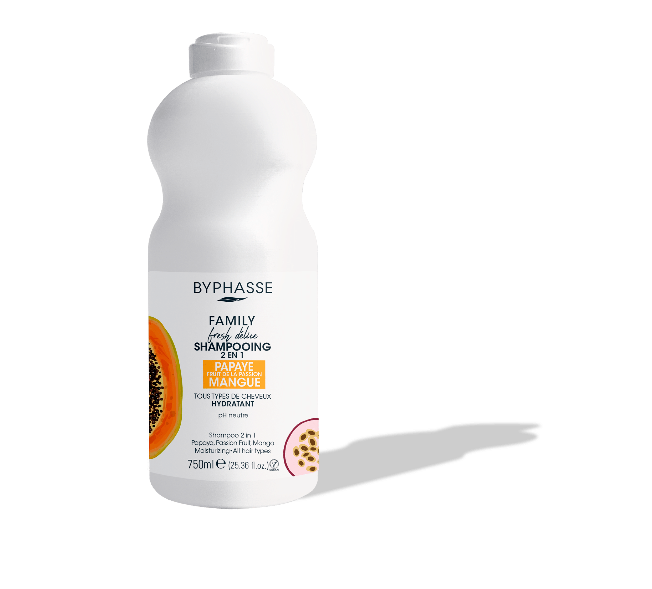 Byphasse FAMILY FRESH DÉLICE SHAMPOO ALL HAIR TYPES 750ML