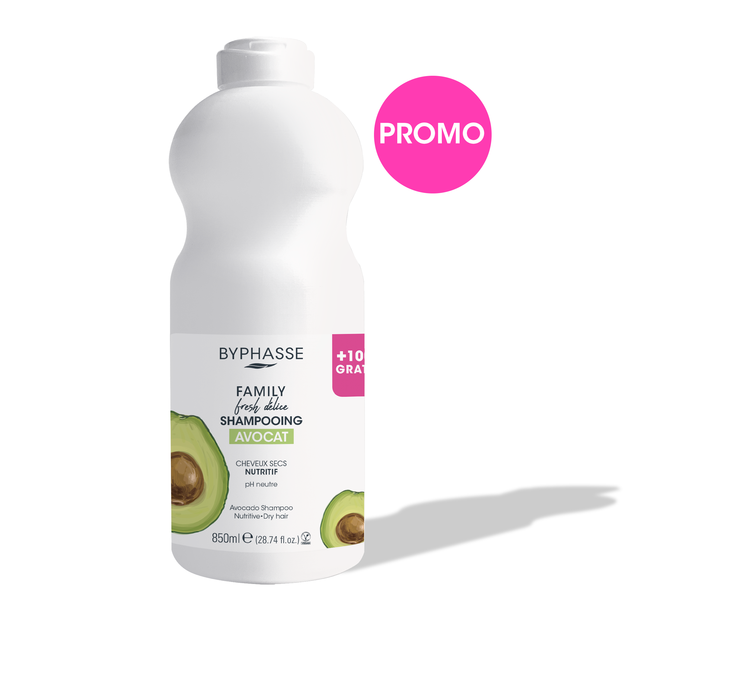 Byphasse FAMILY FRESH DÉLICE SHAMPOO DRY HAIR 750ML + 100 ML