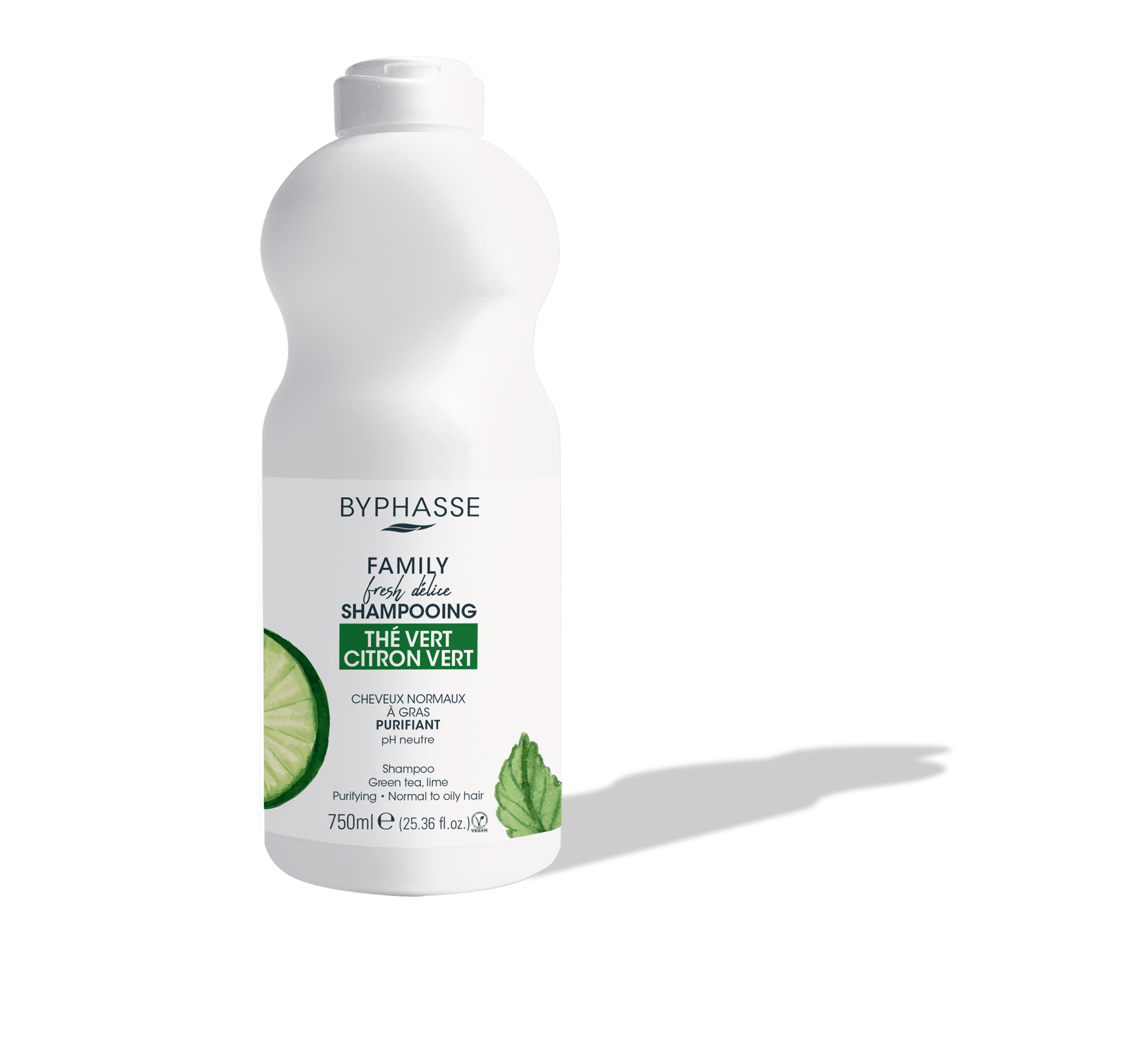 Byphasse FAMILY FRESH DÉLICE SHAMPOO NORMAL TO OILY HAIR 750ML