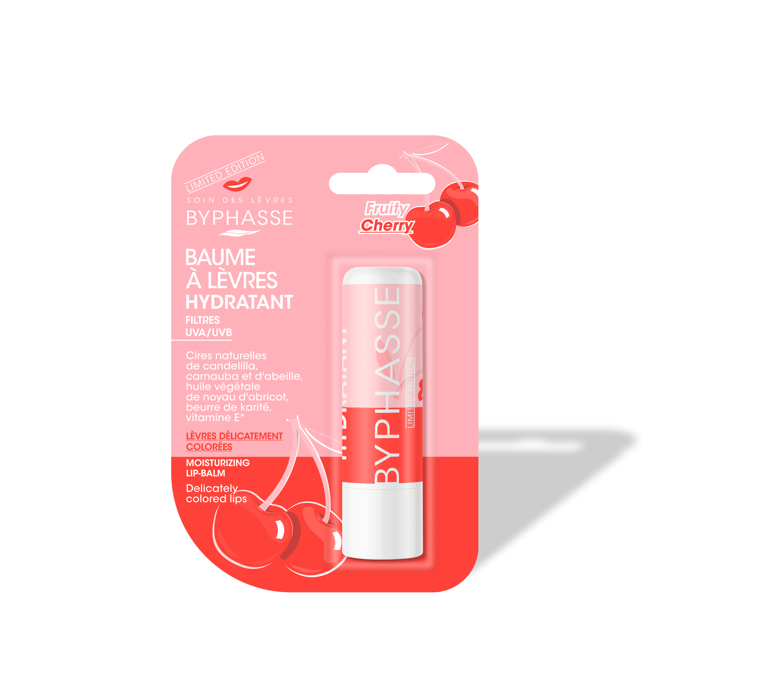Byphasse LIP-BALM LIMITED EDITION FRUITY CHERRY 4 8G