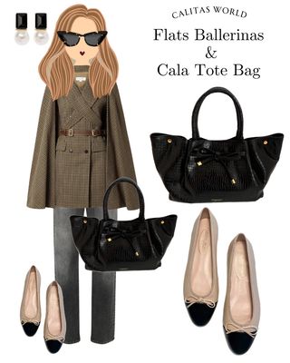 Calita Shoes BALLERINAS FLATS PELLE NUDE (TRUE NUDE 3568) BLACK TOE