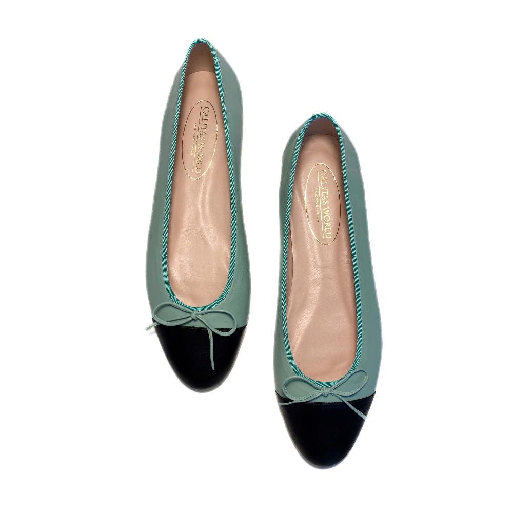 Calita Shoes BALLERINAS FLATS SORBETE PELLE (SORBETE 4421) R570 BLACK TOE