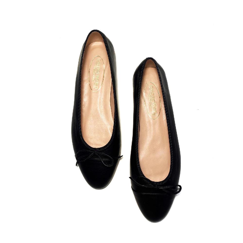 Calita Shoes BALLERINAS FLATS BLACK PELLE