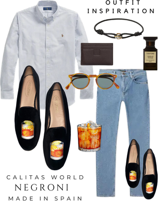 Calita Shoes ​LOAFERS MEN BLACK VELVET NEGRONI